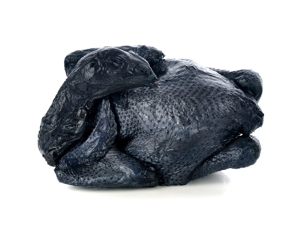 The appearance of black chicken meat, contains many sources of nutrients that are good for health.