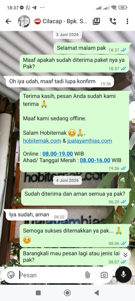 Testimoni DOC KUB Cilacap