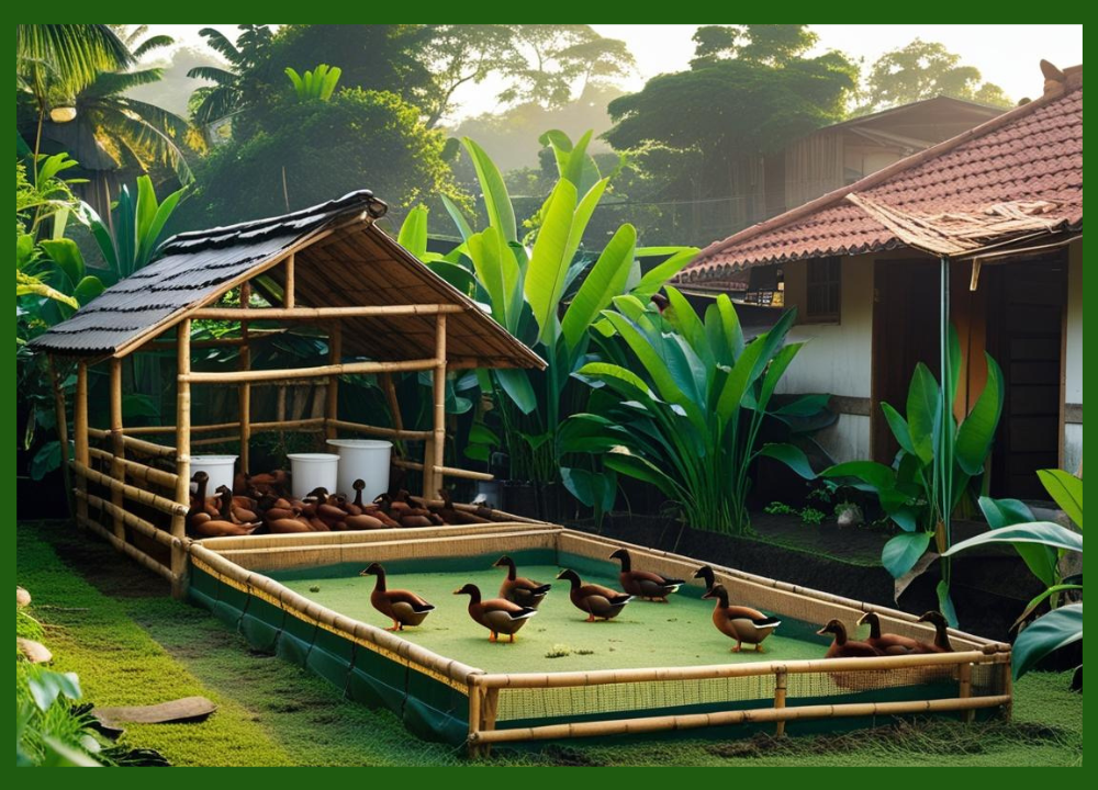 Beternak Bebek Dengan Sistem Intensif di Lahan Sempit