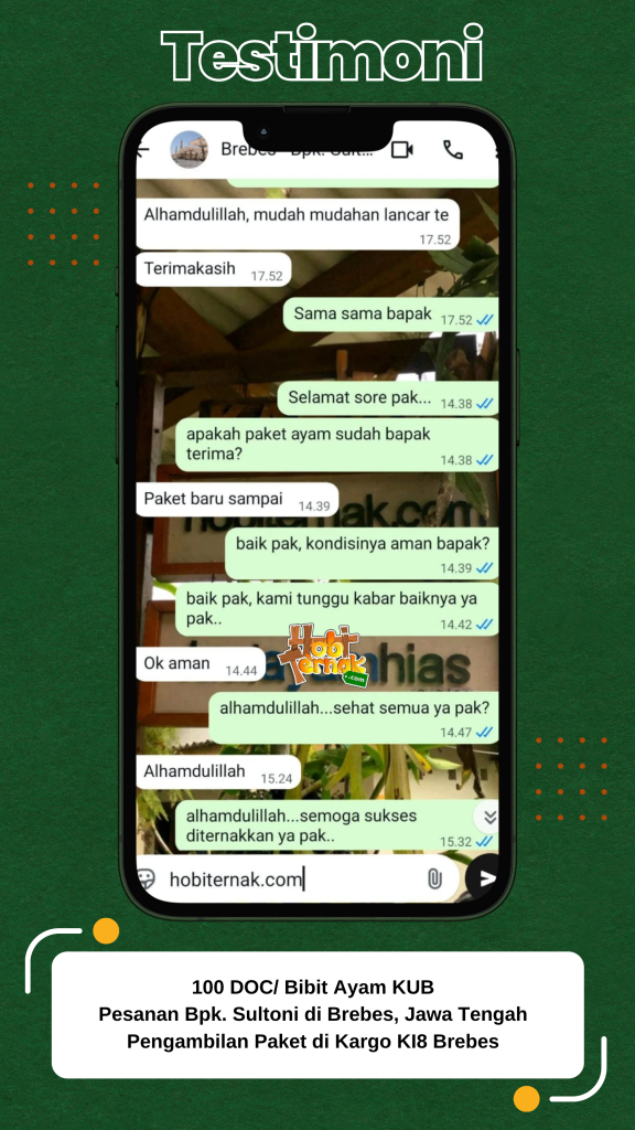 Testimoni - DOC KUB - Bpk. Sultoni - Brebes
