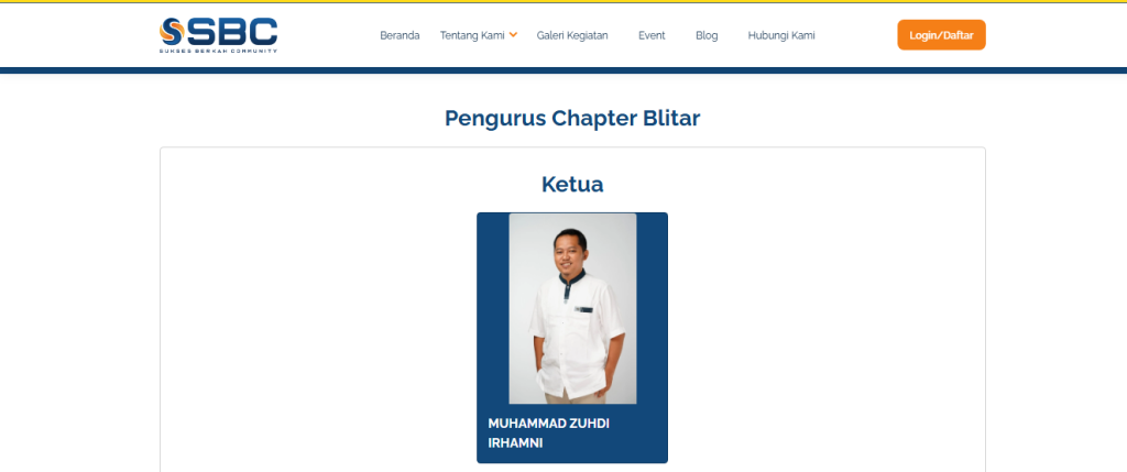 Aktif di organisasi Sukses Berkah Community