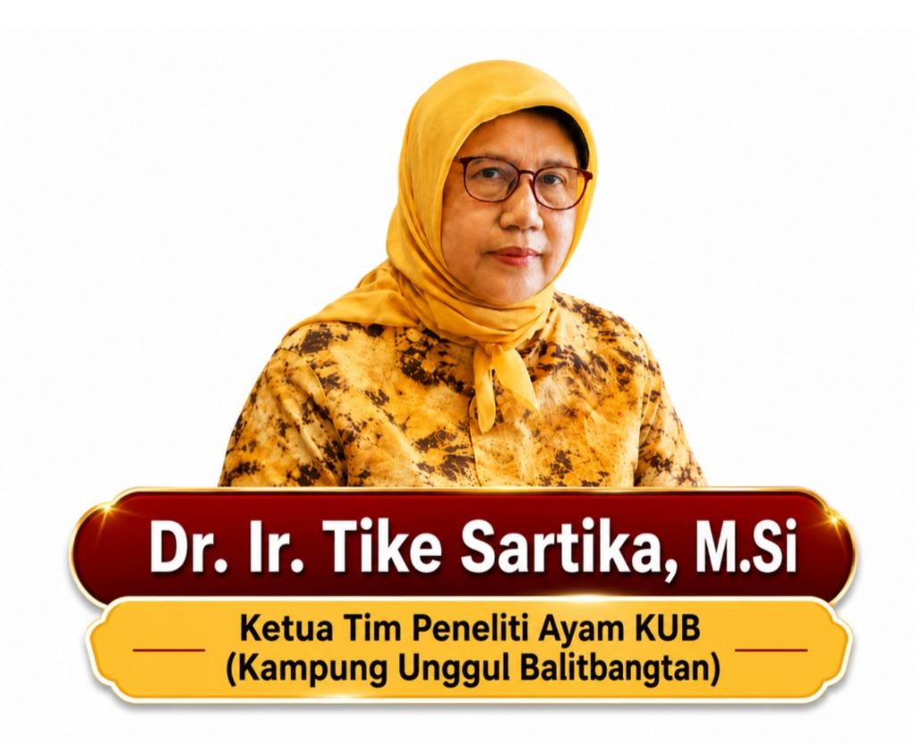 Dr. Ir. Tike Sartika, M.Si., peneliti Ayam KUB dan pakar perunggasan Indonesia