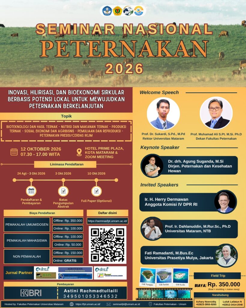 Seminar Nasional Peternakan 2026 Universitas Mataram